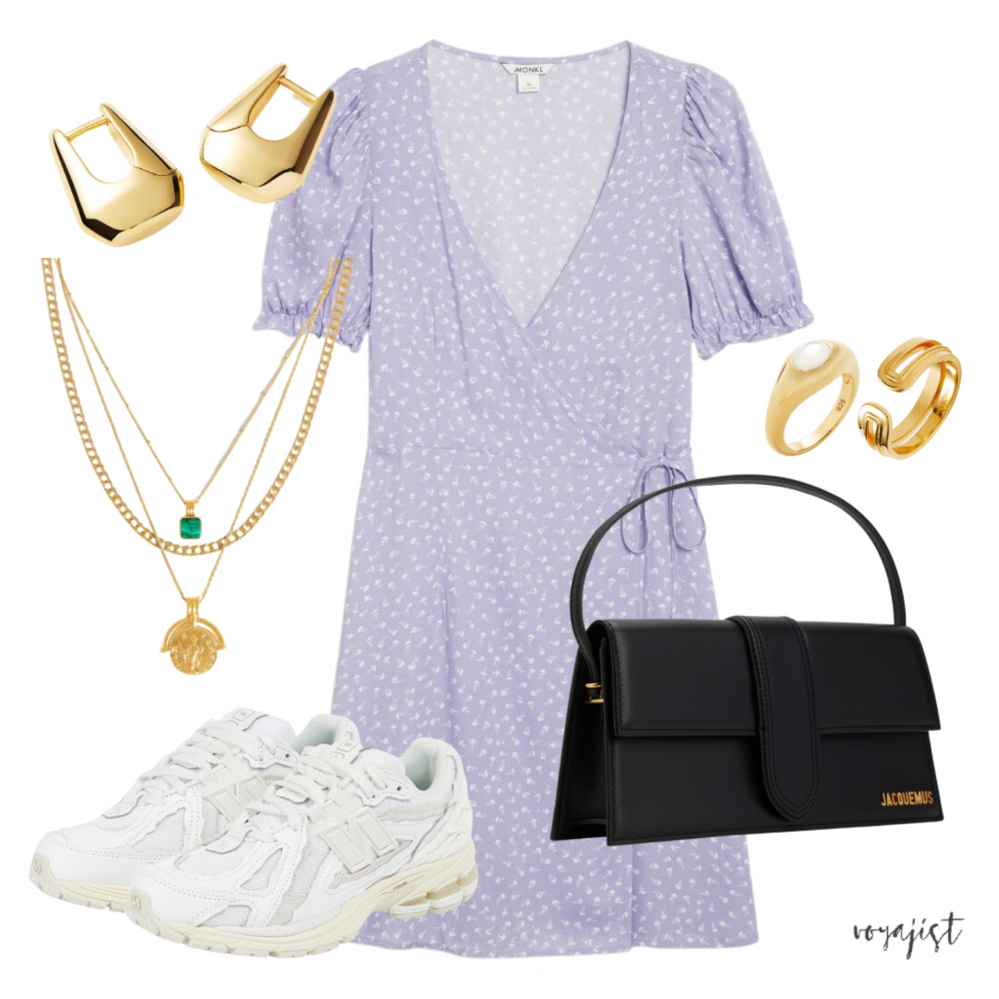 Paris Summer Outfit Ideas 🇫🇷 
My choice for chic city wandering in the streets of Paris! 🌸👟 
Flouncy floral mini dress paired with these Sporty kicks from New Balance (you could go with or without socks, I prefer with)

Follow for more inspo 💖

#parisoutfit #parisianlook #frenchstyle 

#LTKeurope #LTKstyletip #LTKitbag