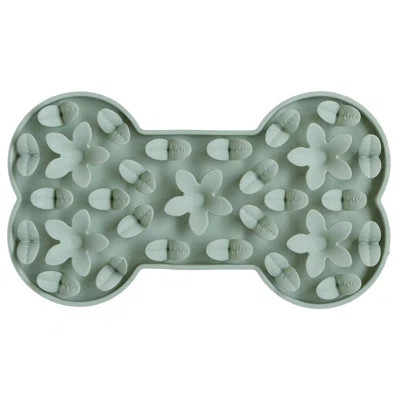 Dexypaws: Enrichment Snuffle Mat: Sage Green Bone - Textured Dog Feeding Pad, Food Grade Silicone, Spread Food &Treats, Pet Soothing, Suction Back | Wayfair North America