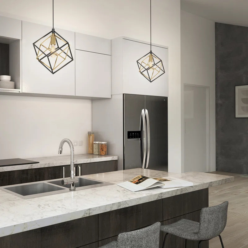 Tongai 1 - Light Square/Rectangle Pendant | Wayfair North America