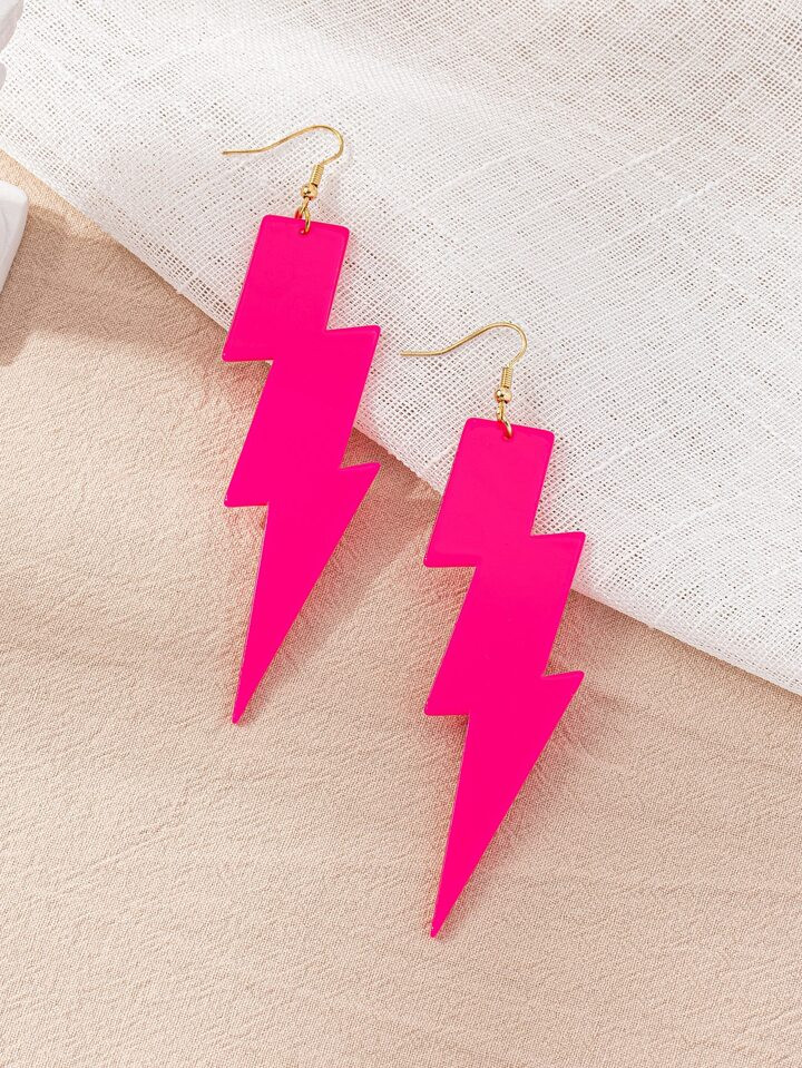 Lightning Design Drop Earrings | SHEIN