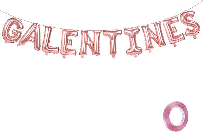 Galentines Balloons, 16 Inch Galentines Day Decorations, Valentines Day Decorations Balloons, 10 ... | Amazon (US)