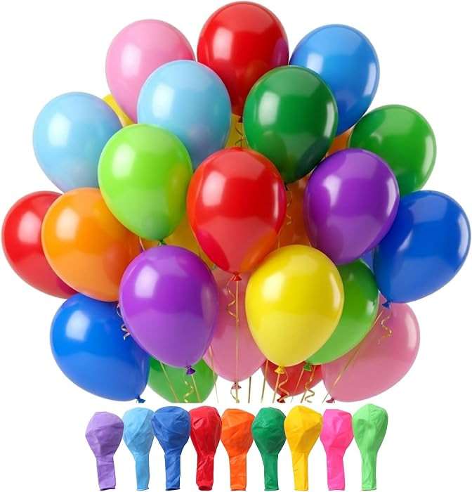Mr. Pen- Balloons Assorted Colors, 12 Inch, 54 Pack | Amazon (US)