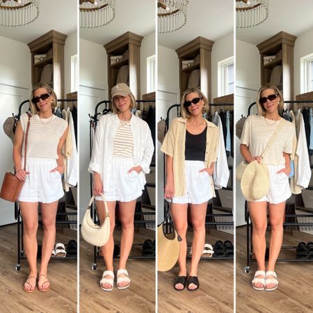 White Linen Shorts Outfits

#LTKFindsUnder100 #LTKStyleTip #LTKFindsUnder50