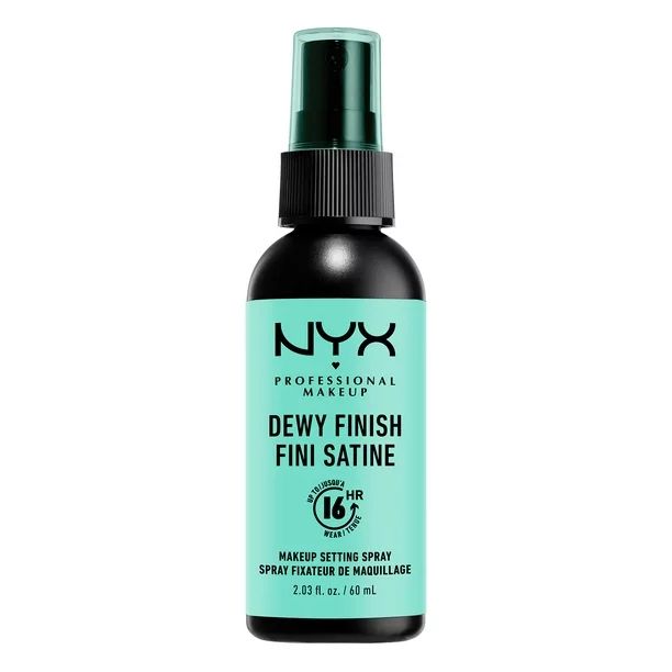 NYX Professional Makeup Setting Spray, Long-Lasting Dewy Finish, Vegan Formula, 2.03 fl oz | Walmart (US)