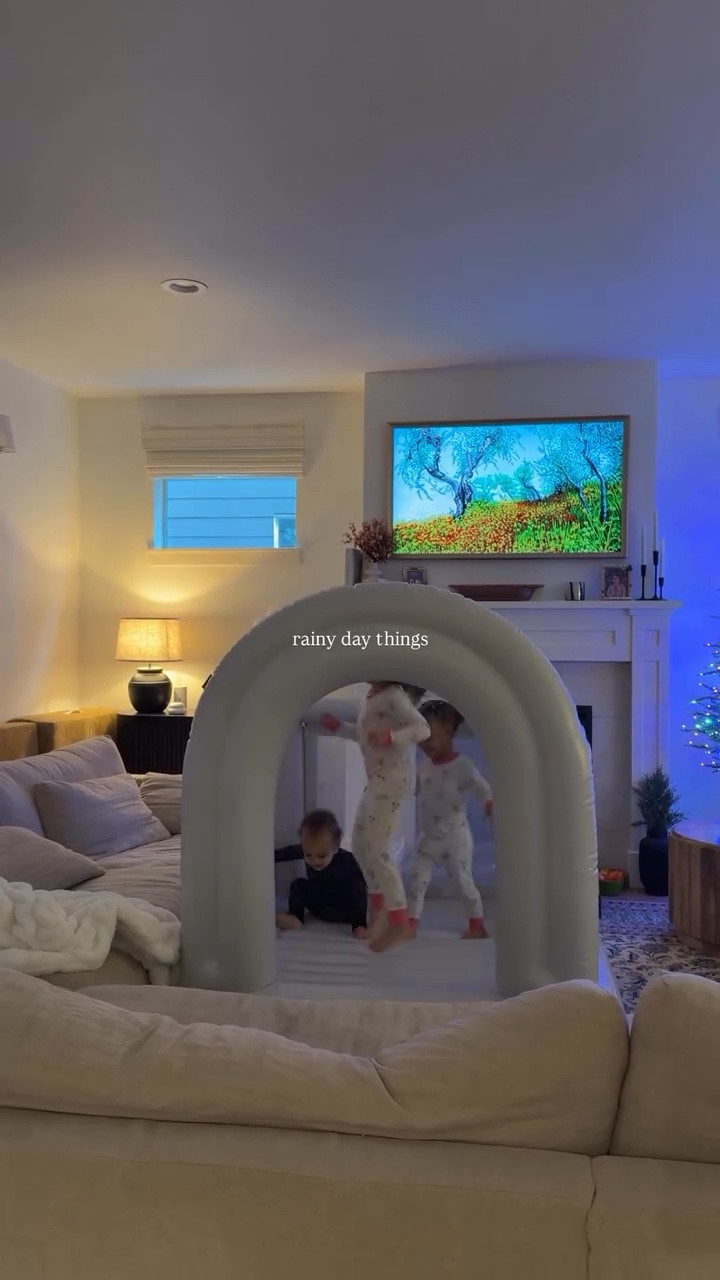 The kids love their bouncy house and it’s a great way to get energy out on rainy days 🤍🌧️

#LTKmomlife #LTKHome #LTKKids