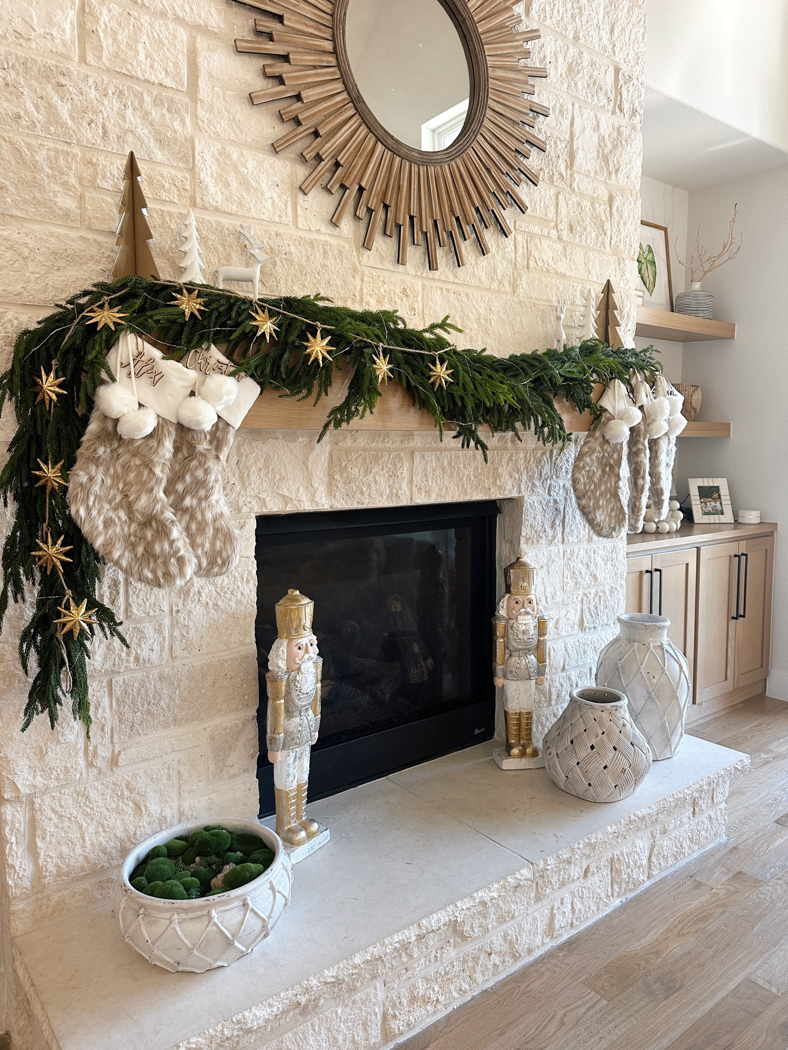 Christmas mantle of my dreams!

Christmas decor. Norfolk garland. Neutral mantle. Stone fireplace. Neutral Christmas. 

#LTKHome #LTKSeasonal #LTKHoliday