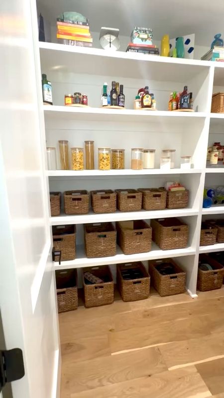 Stunning pantry transformation!! Using baskets, bins and canisters we were able to set this family up for success. And a huge bonus to display their beautiful china and red dishes and cookware! 



Pantry organization, display for special occasion dishes, organized family spaces 

#LTKHome #LTKFamily #LTKWedding
