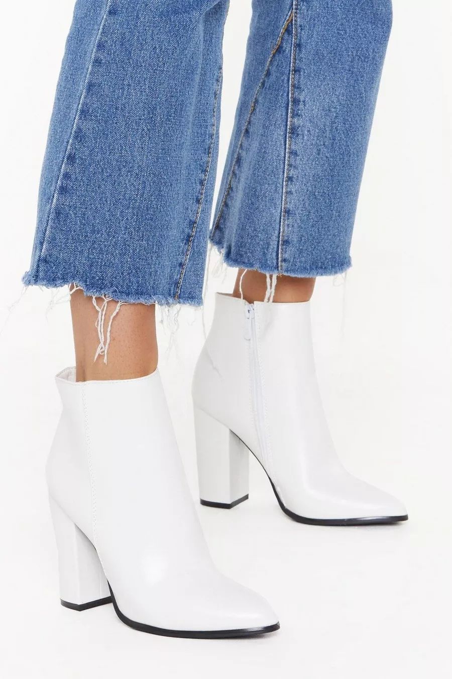 And Your Point Is Heeled Ankle Boots | Boohoo.com (US & CA)