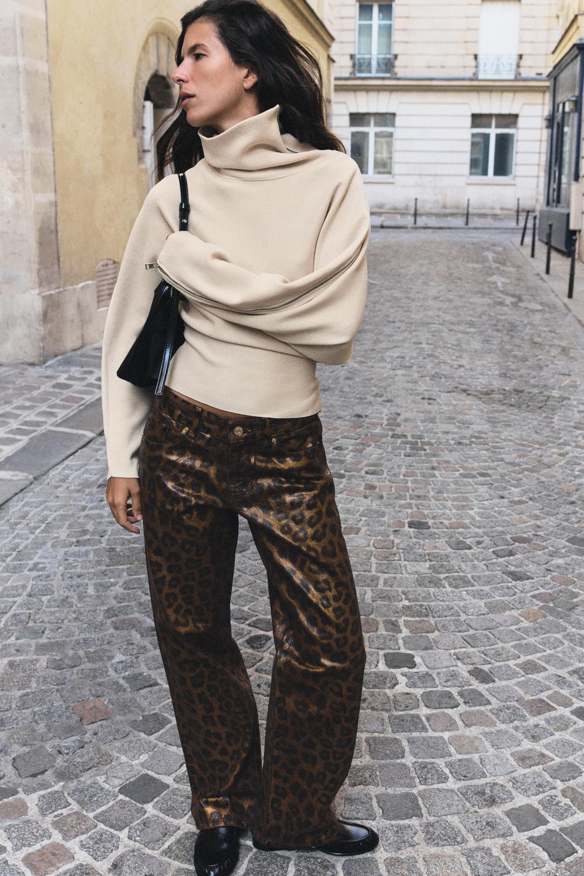 SIDE-ZIP KNIT JUMPER | Zara US