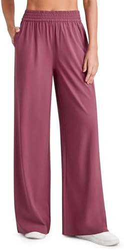 G4Free Chillwhisp Lightweight Flowy Wide Leg Pants Women Elastic Waist Palazzo Pants Summer Beach... | Amazon (US)