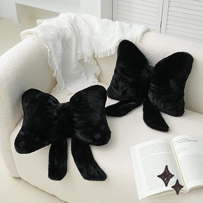 2 Pcs Throw Pillows Plush Pillow Bow Lumbar Pillow
        Coquette Bow, Cute Bowknot, Stuffed De... | Amazon (US)