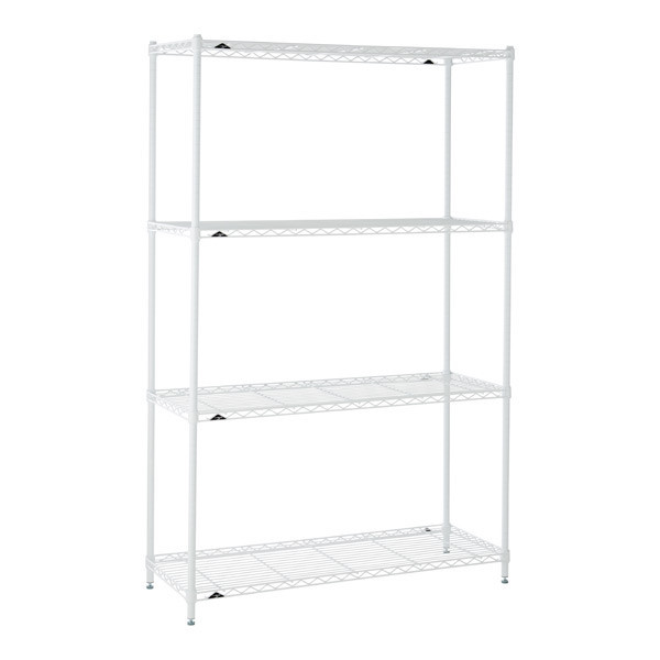 InterMetro White 4-Shelf Starter Unit | The Container Store