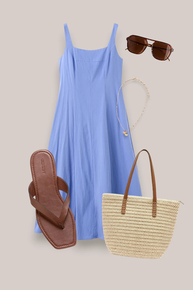 Postpartum summer dress outfit  

 #LTKsummer #LTKtravel #LTKmaternity