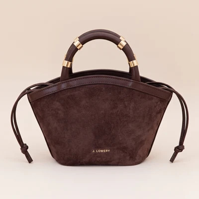 MINI TOTE | Chocolate Suede | J. LOWERY