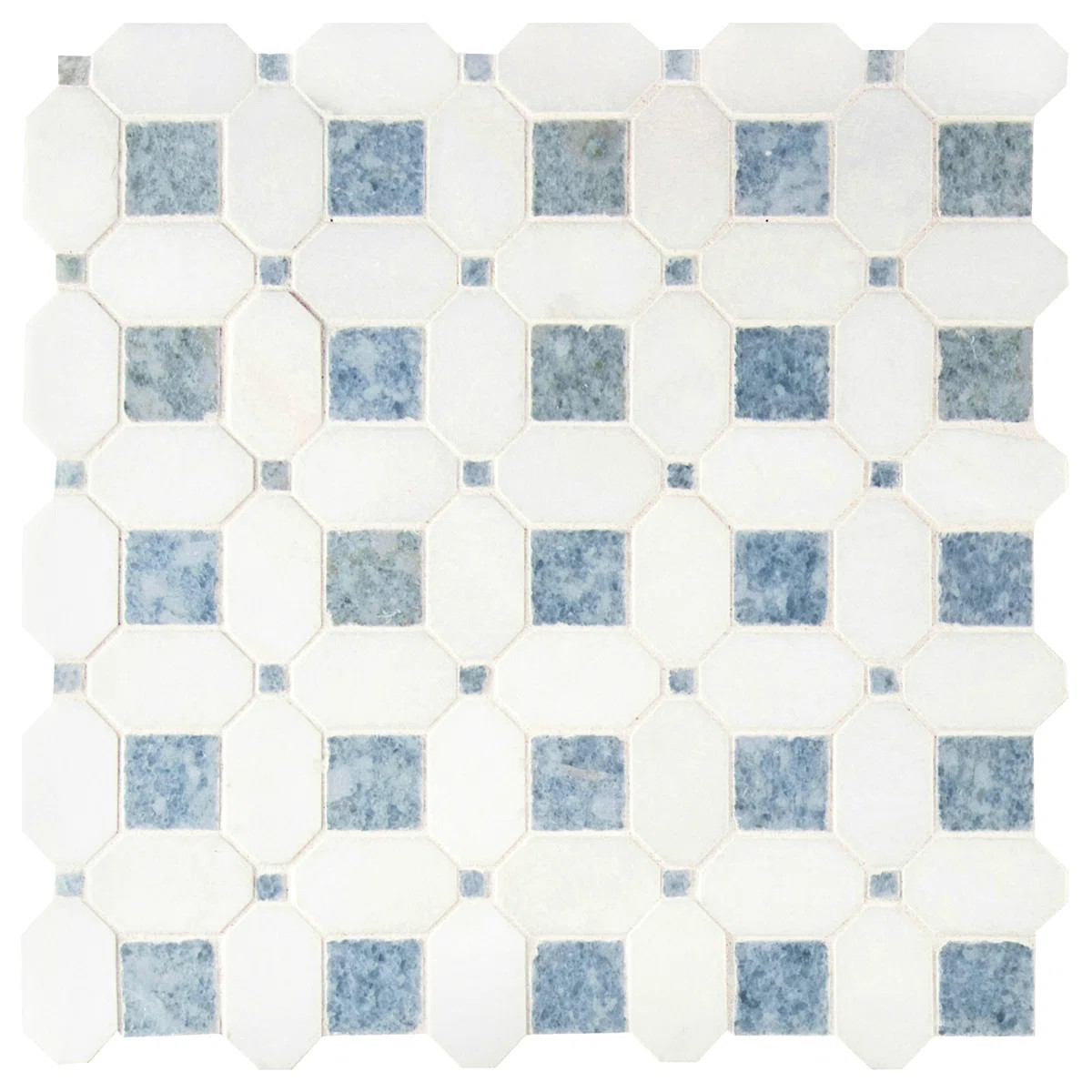 Loredana Array 12 in. x 12 in. Polished Marble Mosaic Floor and Wall Tile | Wayfair North America