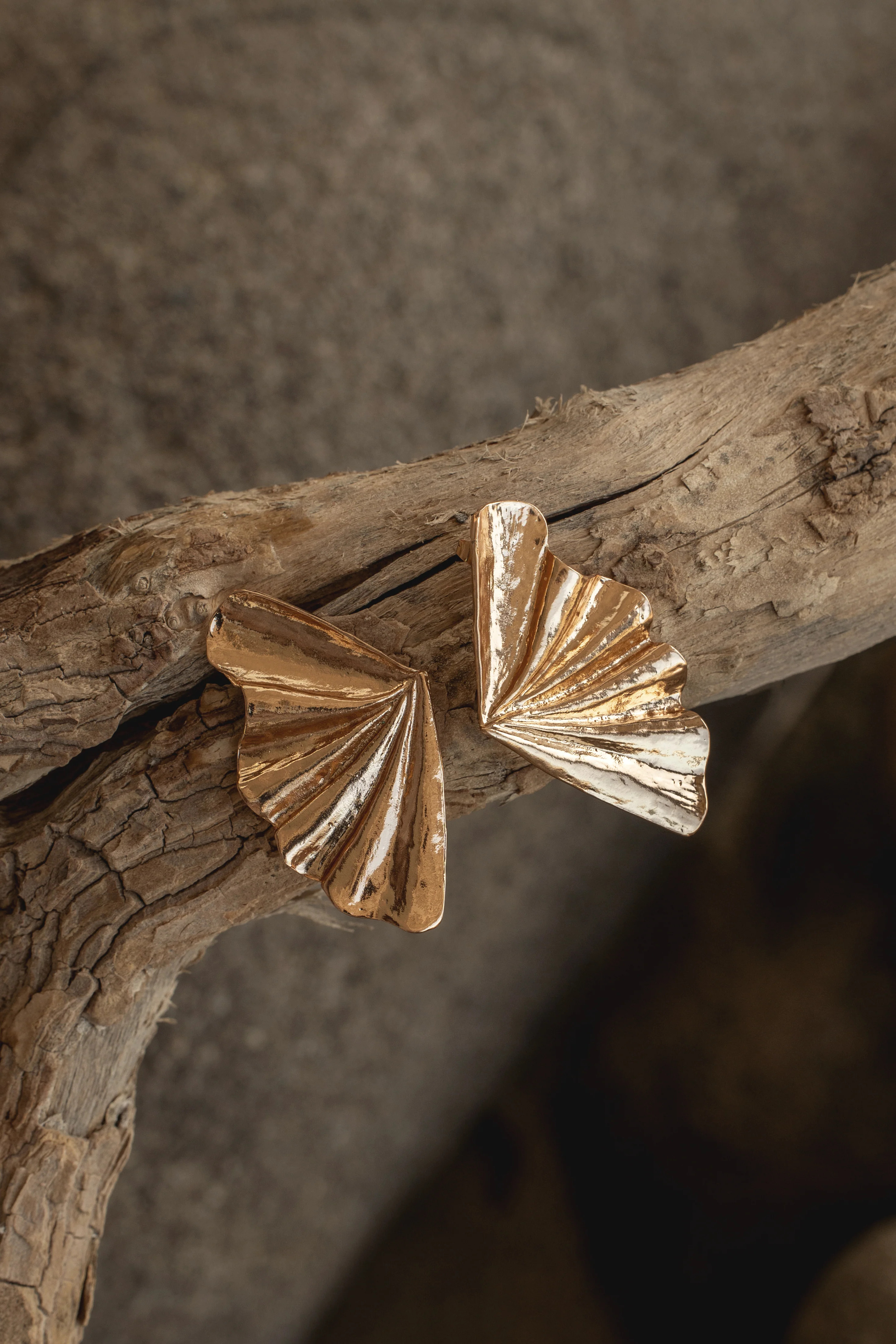 Gold In Paradise Earrings | JLUXLABEL