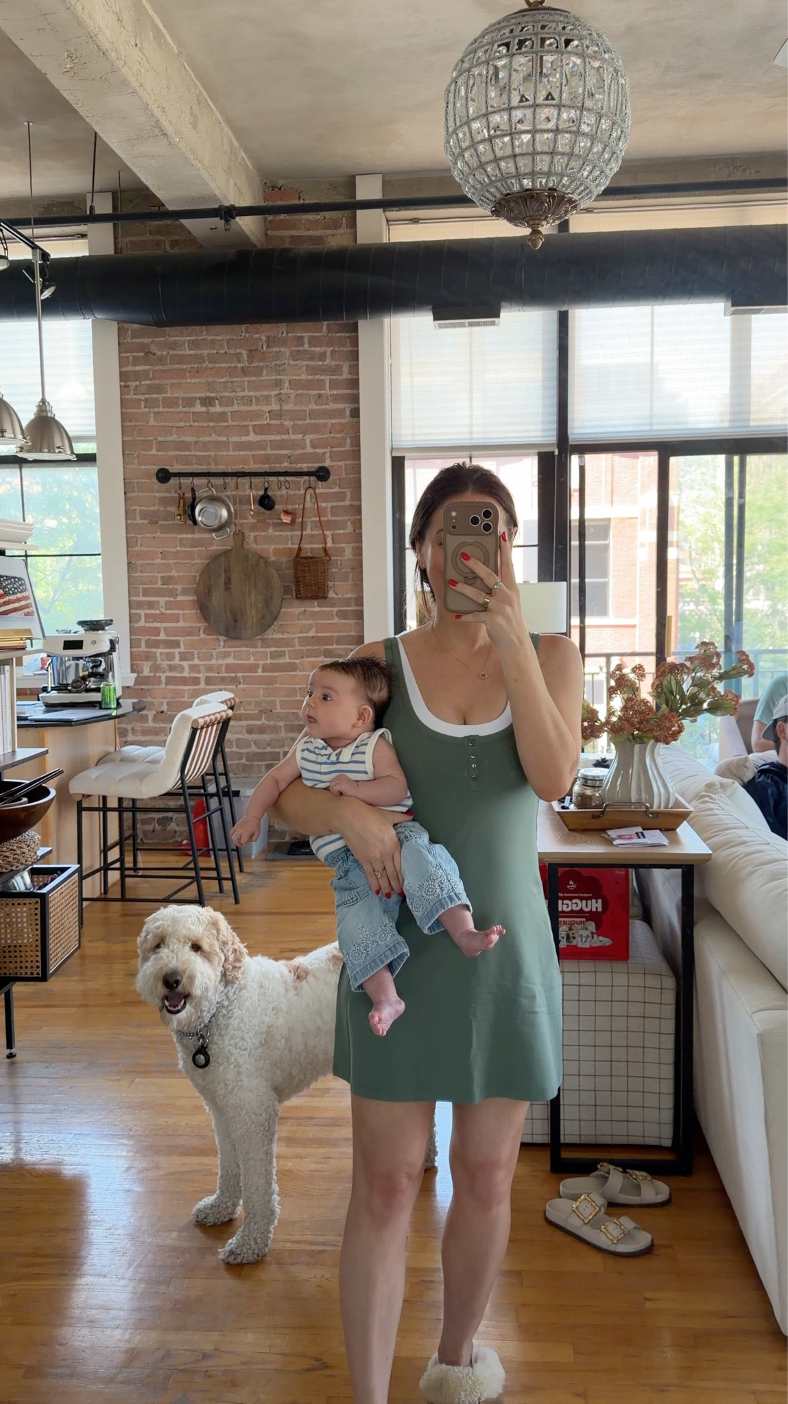 Mommy and baby girl outfits! My active dress is all one piece and is 25% off right now (wearing a S). Daphnes little jeans are part of a little denim set 

#LTKSaleAlert #LTKBaby