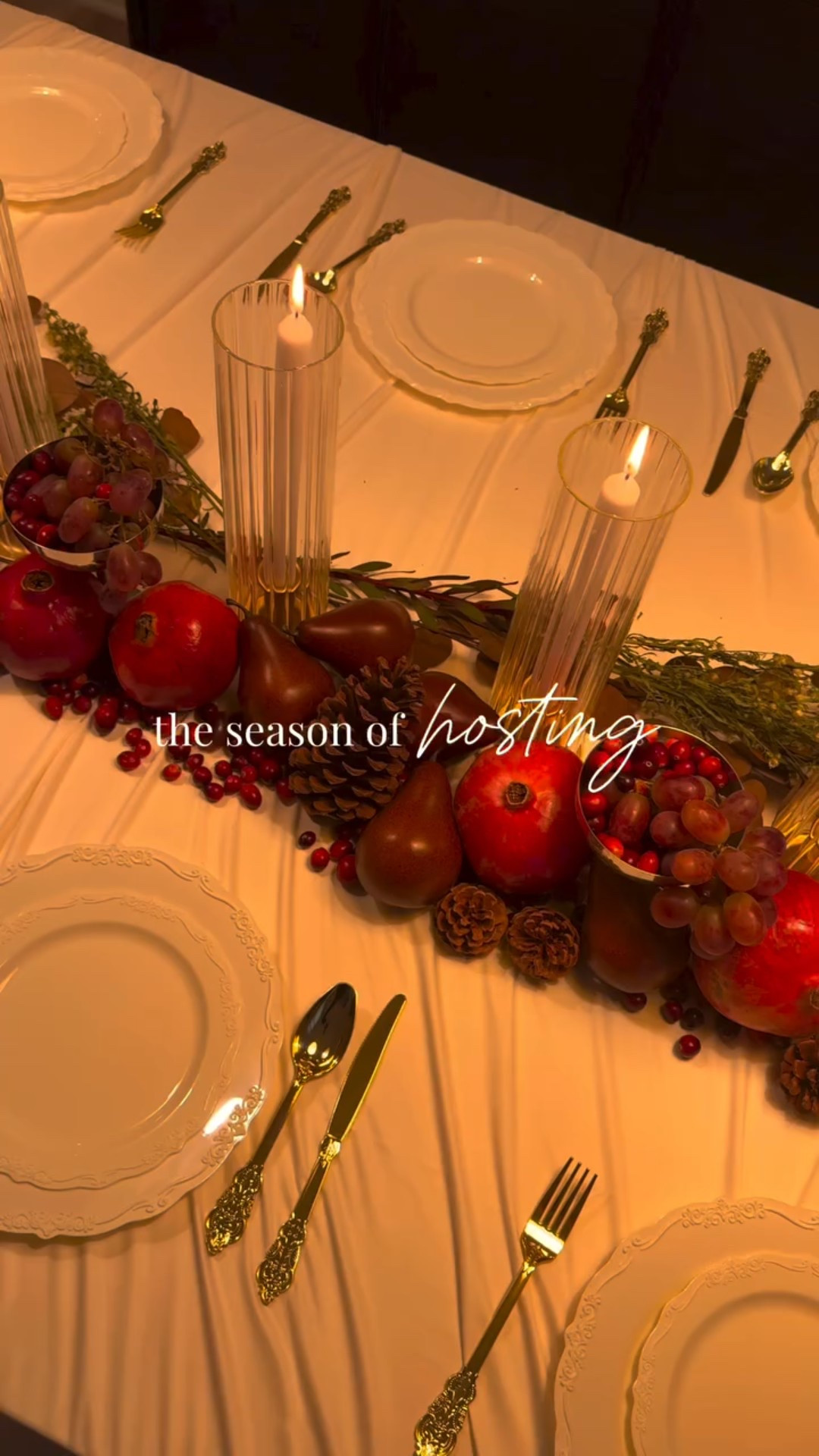 it’s officially hosting season! 🍇🍇

shop my favorite hosting essentials this holiday season during cyber week + save up to 70% off! @wayfair 

#ad #wayfair #wayfaircreator #cyberweek #hosting #tablescape #holidaydecor #interiordesign