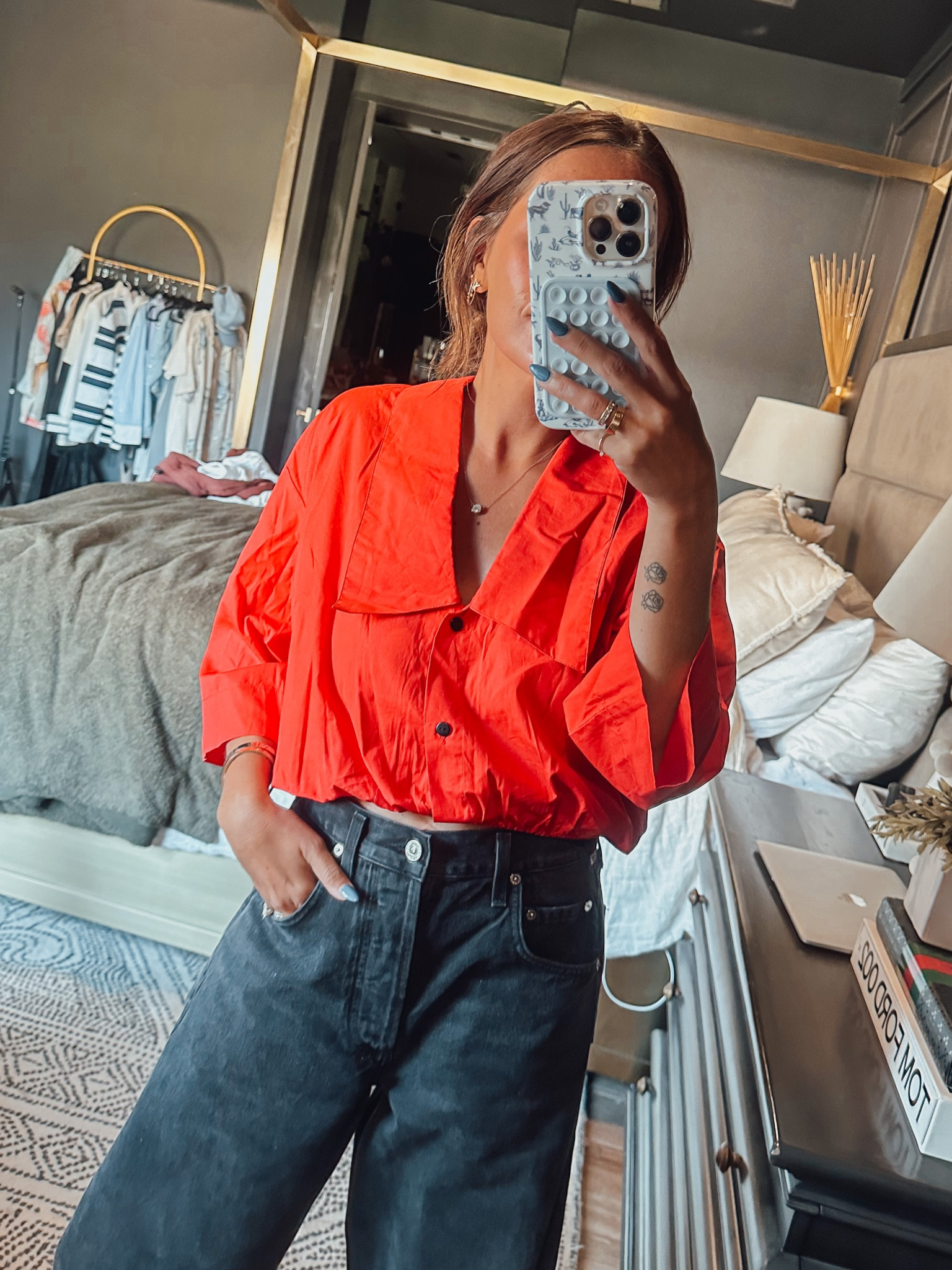 Love this red top! On sale - I’m in XS 