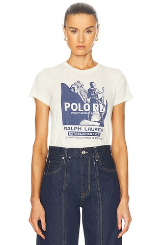 Polo Ralph Lauren Vintage T-shirt in Warm White | FWRD | FWRD 