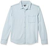 PAIGE Men's Bedford Denim Shirt, Polar Ice, M | Amazon (US)