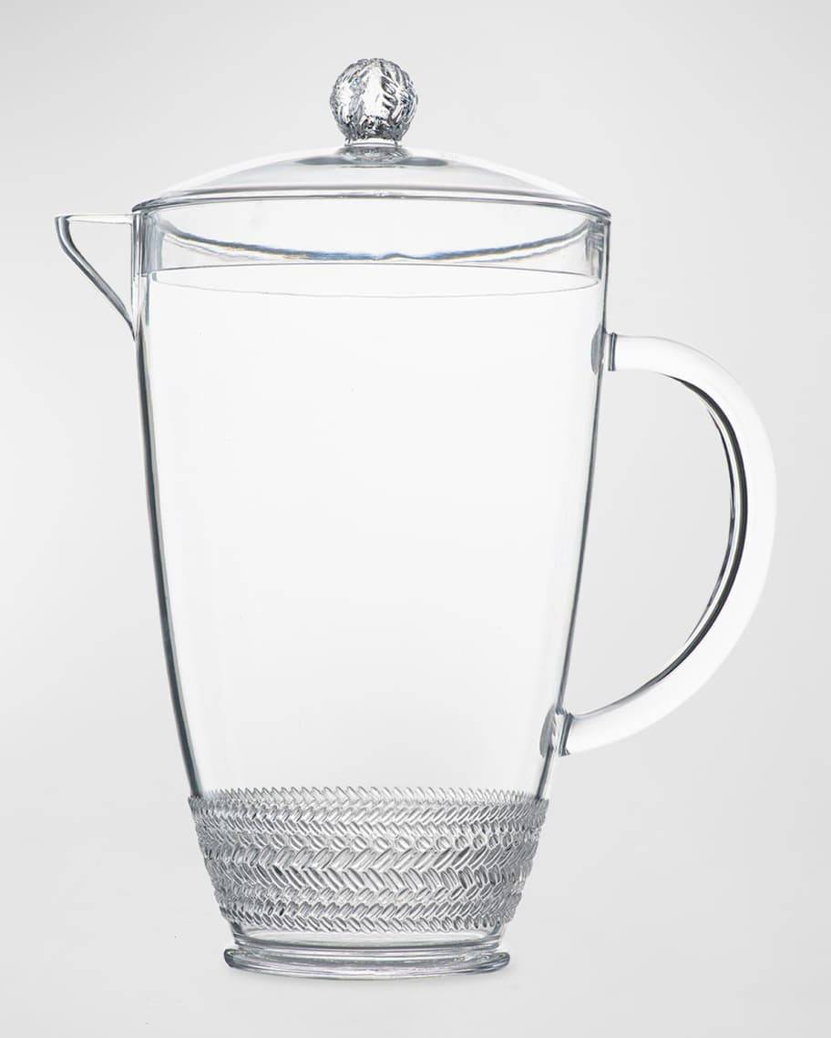 Juliska Le Panier Clear Acrylic Lidded Pitcher | Horchow