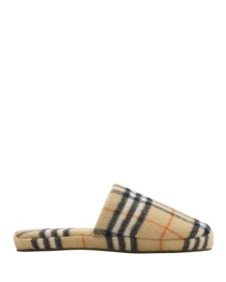 Burberry Check Wool Blend Slippers  | Bloomingdale's Burberry Happy Together: Bloomingdale's x Bu... | Bloomingdale's (US)