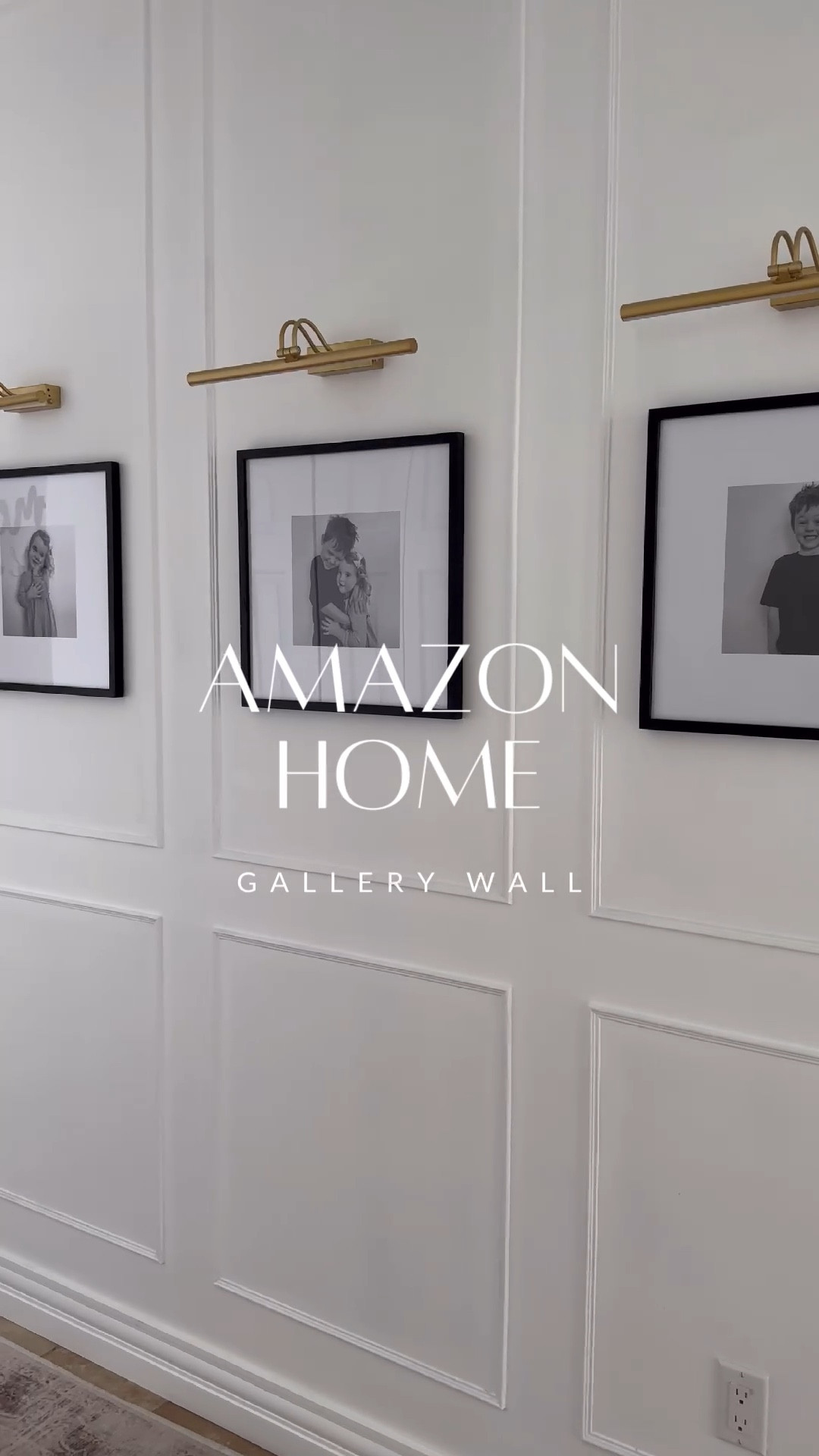 Wireless rechargeable lights. Home decor. Home. Gallery wall. Hallway decor. Frames. Light. Picture. 

#LTKhome #LTKunder100 #LTKstyletip