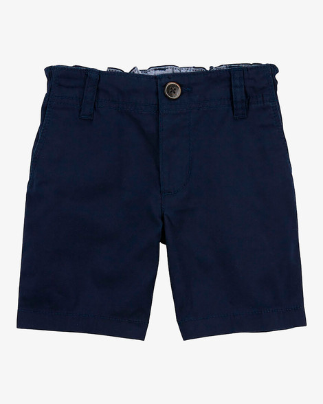 OshKosh B'gosh Baby Boys Boy Stretch Chino Shorts - Navy 18M Navy | Carter's Inc