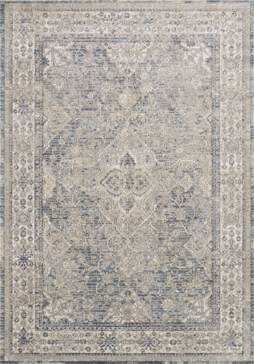 Loloi II Teagan Tea-04 Sky - Natural Area Rug | RugStudio.com