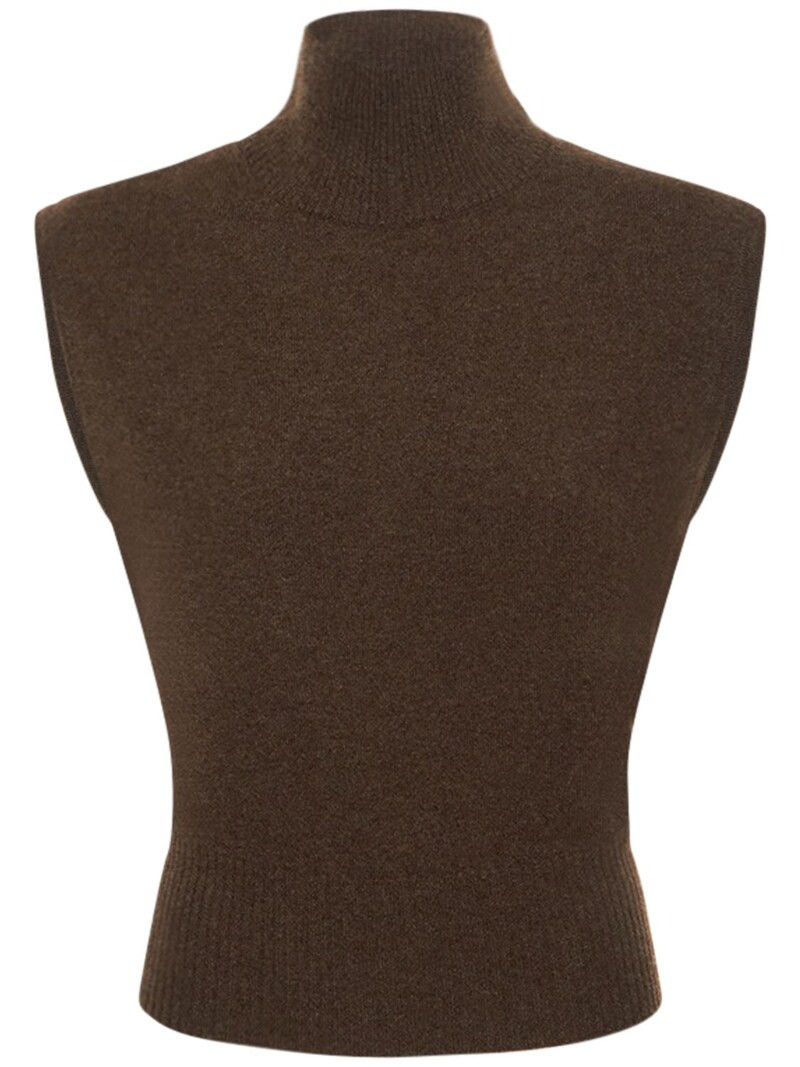 Arco cashmere turtleneck tank top - Reformation - Women | Luisaviaroma | Luisaviaroma