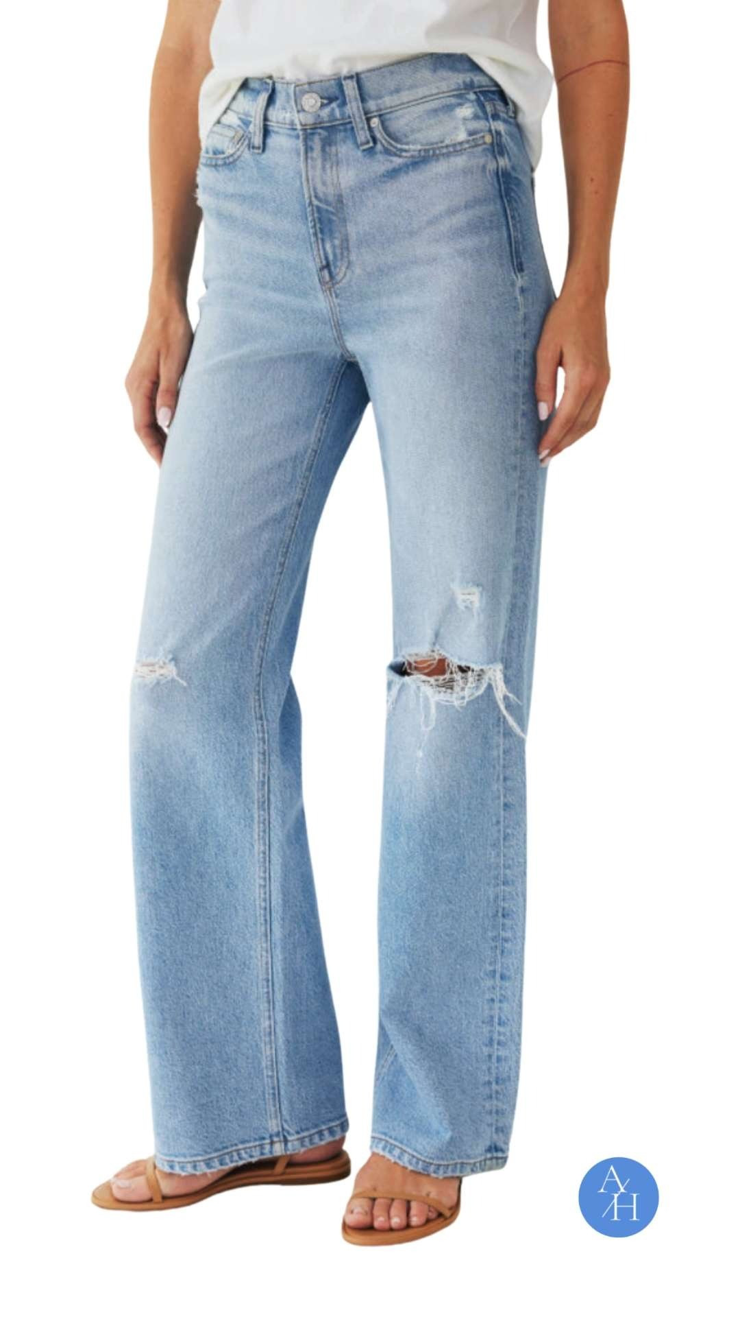 Our most universally-loved style. Fitted through the waist and hip, with a flattering loose straight leg. Three different lengths, so it fits like custom. Premium denim with the perfect amount of stretch. Made in L.A. Perpetually sold-out. Waitlists over 5,000 people long.  

 #LTKootd #LTKBeauty #LTKTravel