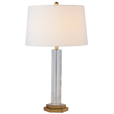 Port 68 James Crystal Column Table Lamp | Lamps Plus
