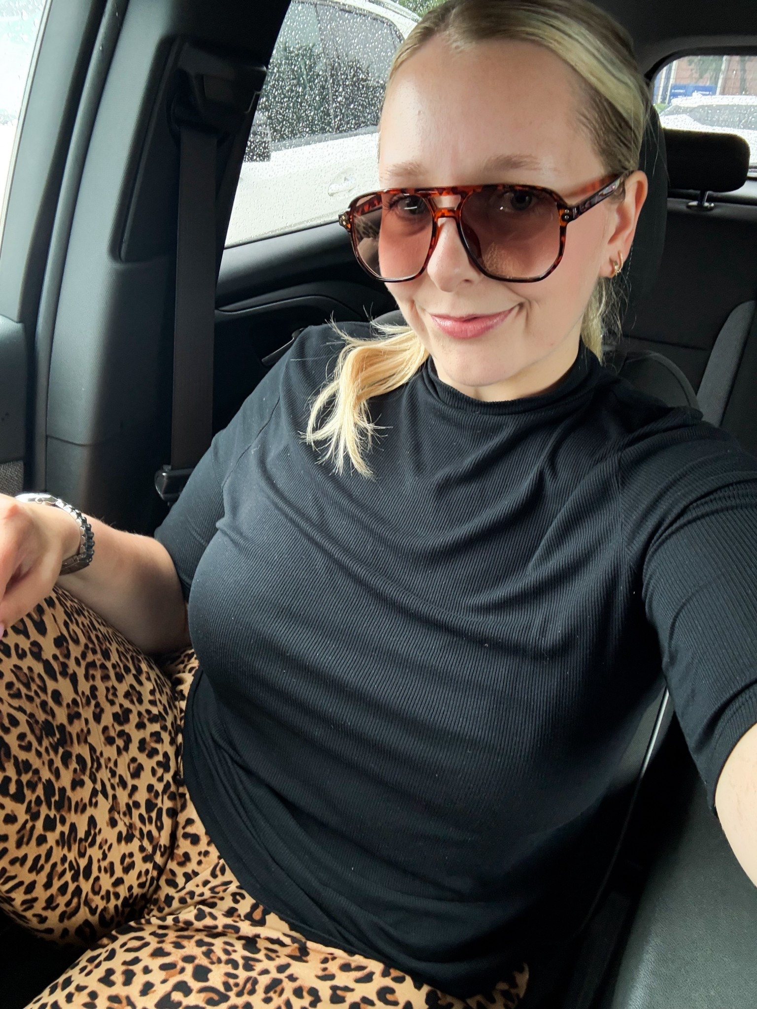 Leopard Pants Outfit for Work 🖤

#LTKdayinmylife #LTKootd #LTKgrwm