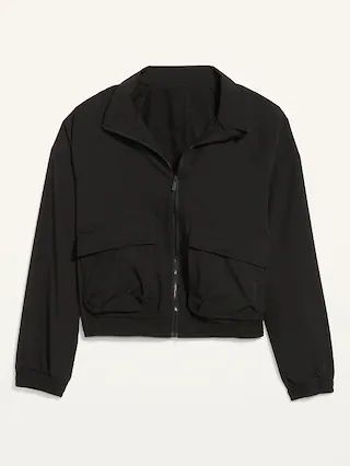 Loose StretchTech Zip-Front Jacket for Women | Old Navy (US)