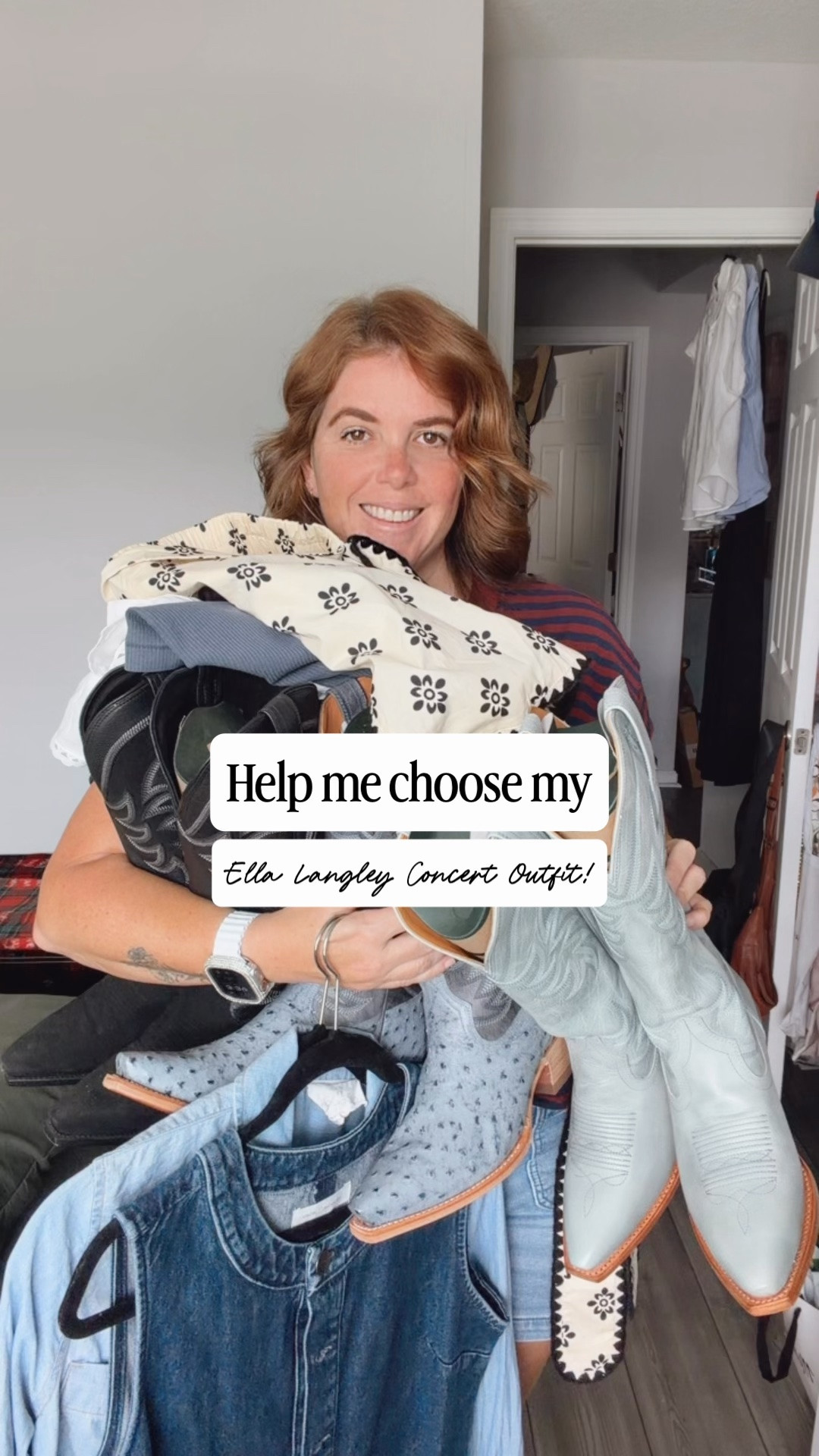 Okay, I need help because apparently choosing a concert outfit is harder than getting the concert tickets. 😂🎶

I’m headed to see Ella Langley and narrowed it down to THREE looks… all paired with my Tecovas because obviously the boots are coming to the party. 🤠✨

Now I need you to settle this:
1, 2, or 3? 👇🏼

And please choose wisely because I will be taking your votes very seriously. 😂

#LTKOver40 #LTKMidsize #LTKootd