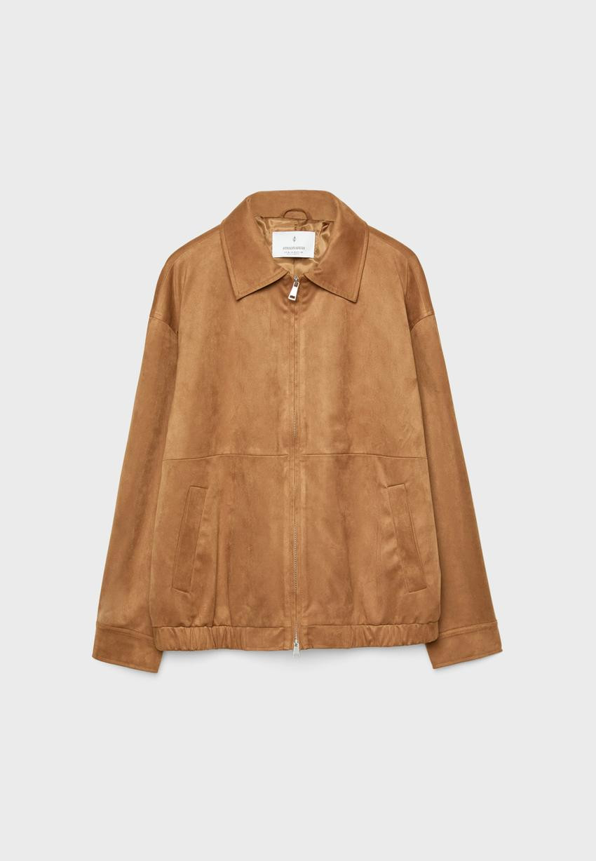 Veste bomber en suédine | Stradivarius (FR)