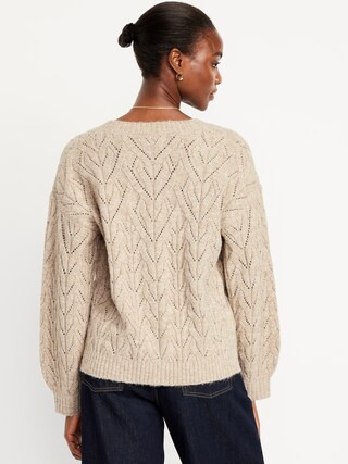 Wool-Blend V-Neck Cardigan Sweater | Old Navy (CA)