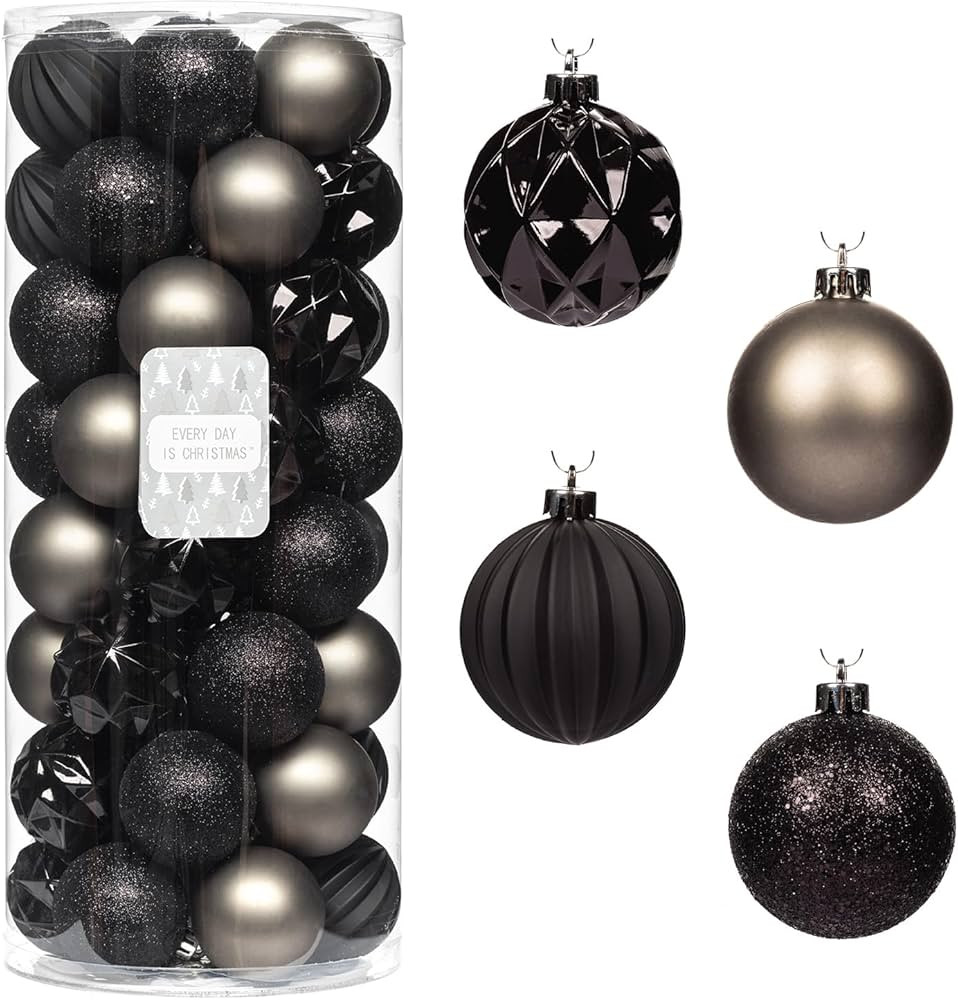 Every Day is Christmas Ornaments, Shatterproof Christmas Tree Ornament Set, Christmas Balls Decor... | Amazon (US)