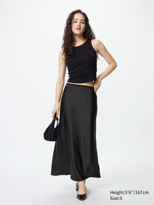 WOMEN'S SATIN SKIRT | UNIQLO AU | Uniqlo Australia