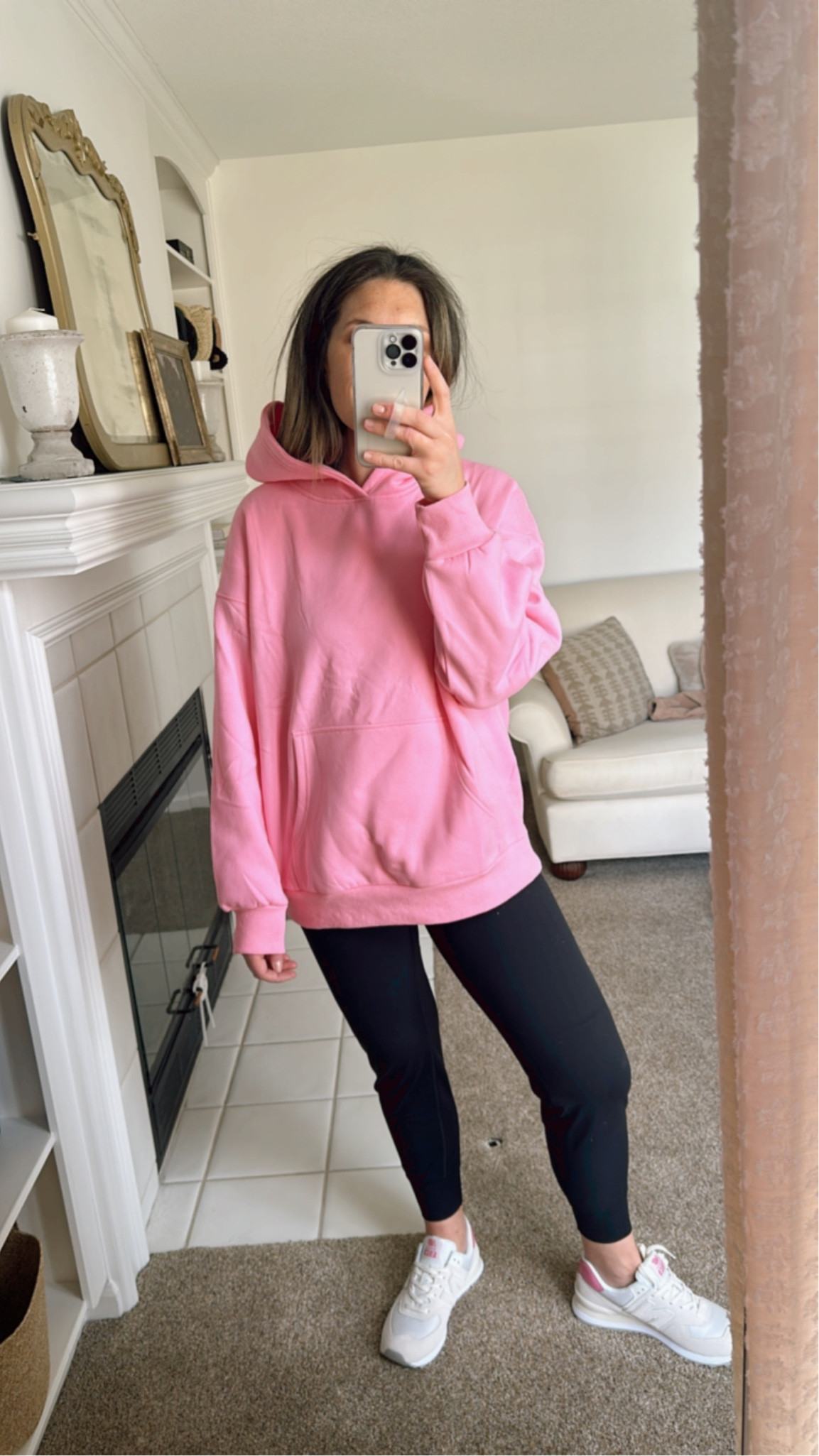 Amazon spring deal. Pink Oversized sweatshirt. Pink top. Amazon finds. Amazon style. Athleisure. Casual chic. Spring outfit. Travel outfit. Mom outfit  

#LTKfindsunder50 #LTKsalealert #LTKstyletip