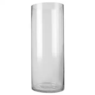 Ashland™ Large Cylinder Glass Vase, 18" | Michaels | Michaels Stores