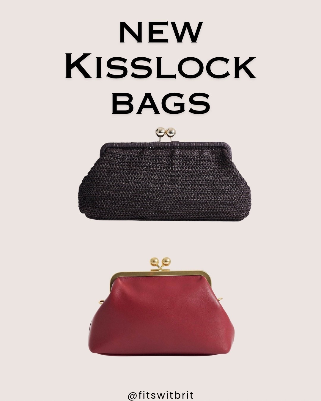 New Kisslock bags