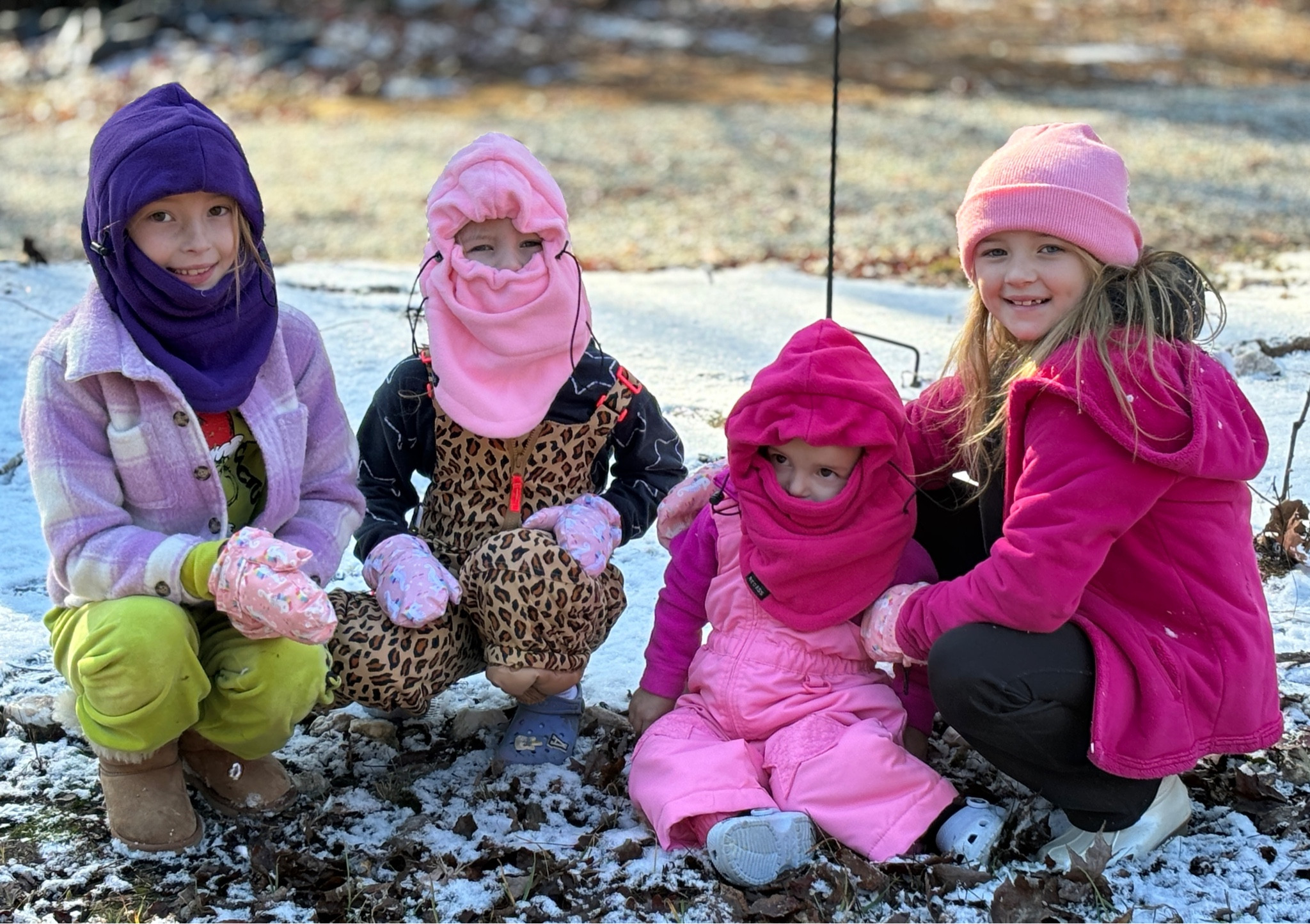 We haven’t had snow in several years, so the big girls need new snow suits and I need to add one more ski mask and set of waterproof mittens to our collection! Linking the ones we have now! 

#LTKFamily #LTKKids #LTKSeasonal