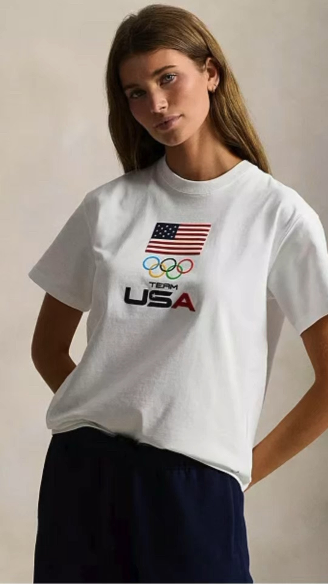 Women's Team USA Short-Sleeve T-Shirt 
Commemorate the 2026 Olympic Games in this Polo Ralph Lauren crew neck tee, featuring a distinctive graphic that blends Team USA branding with historical flag details. The relaxed fit and iconic pony print deliver casual, athletic-inspired style.

🔗https://bit.ly/RBHOUSEWIFE

#LTKootd