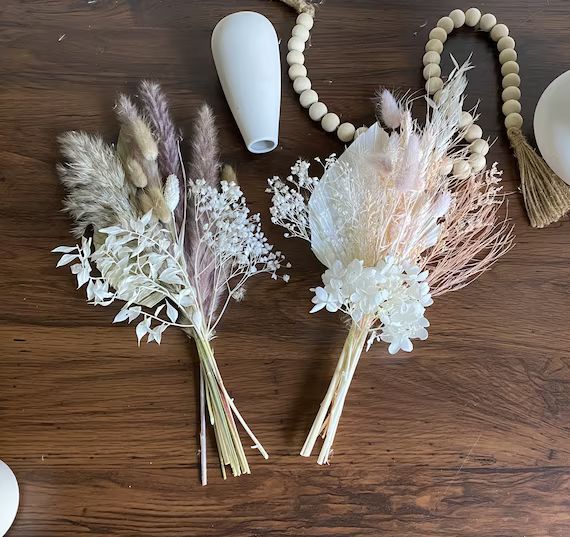 Small Dried flower bunches Dry preserved bouquet  Gift for | Etsy | Etsy (UK)