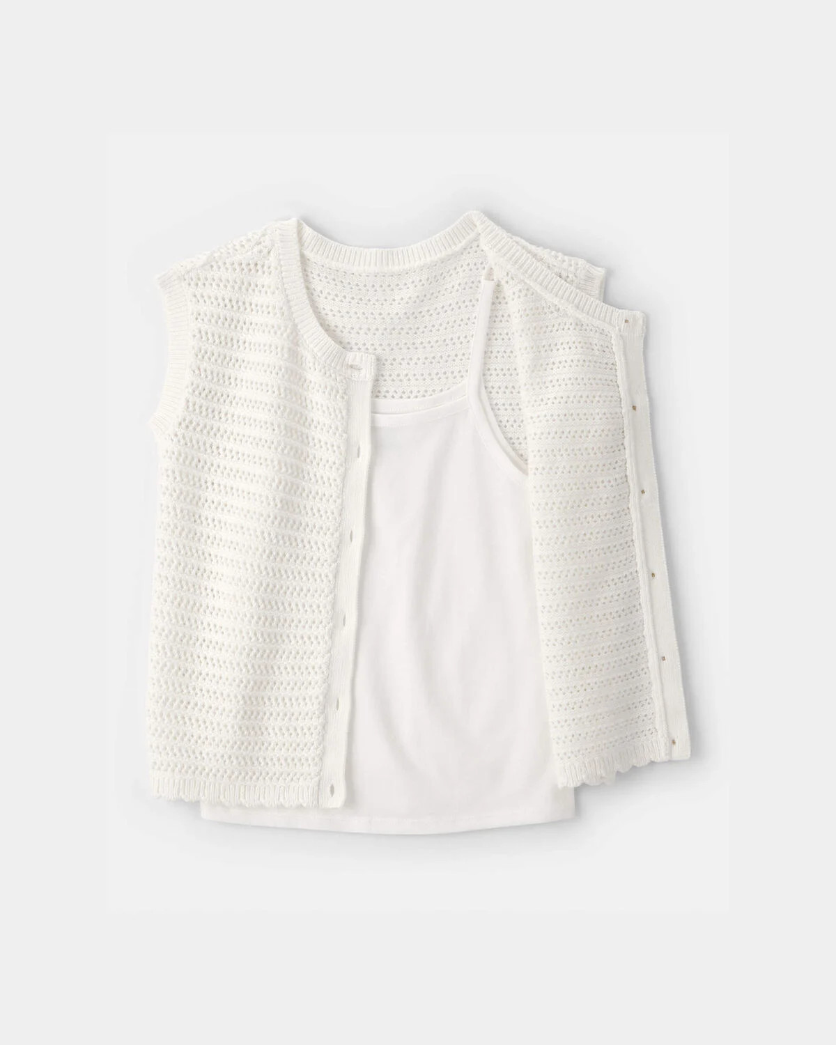 Girls 2-Piece Sweater Top Set - White - OshKosh B'gosh | Carter's | Carter's Inc