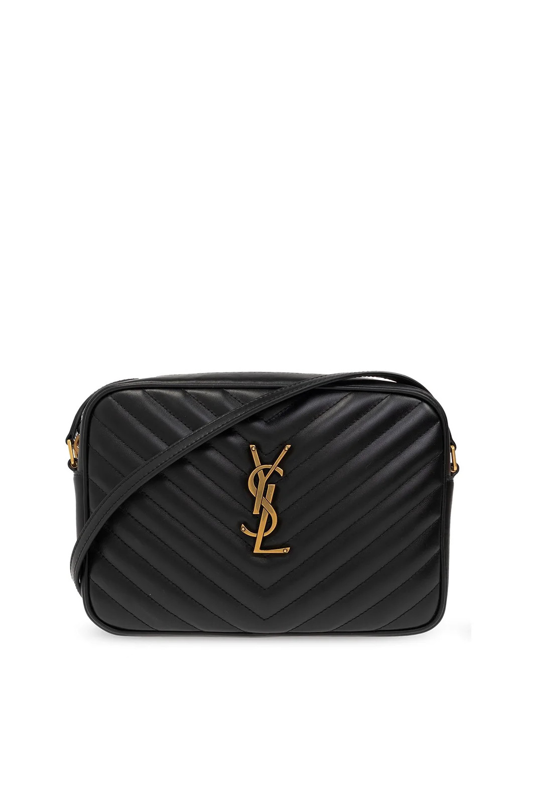 Saint Laurent Lou Zip-Up Quilted Crossbody Bag | Cettire Global