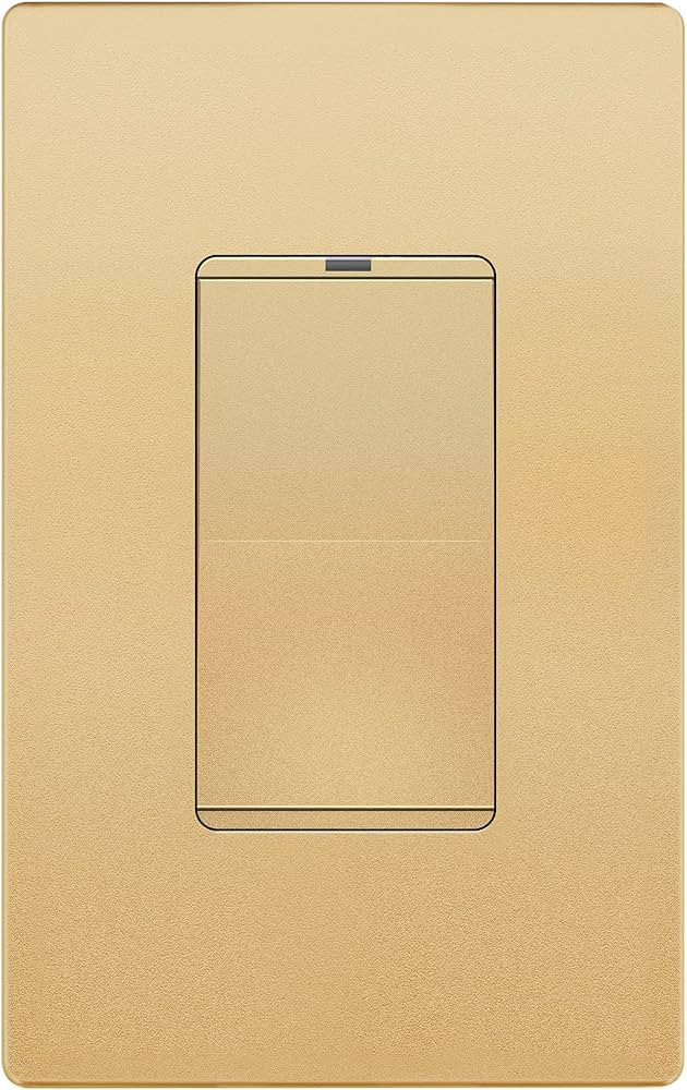 LIDER Minimalist Design Matte Finish Lighted Decorator Switch with Screwless Wall Plate, Frameles... | Amazon (US)