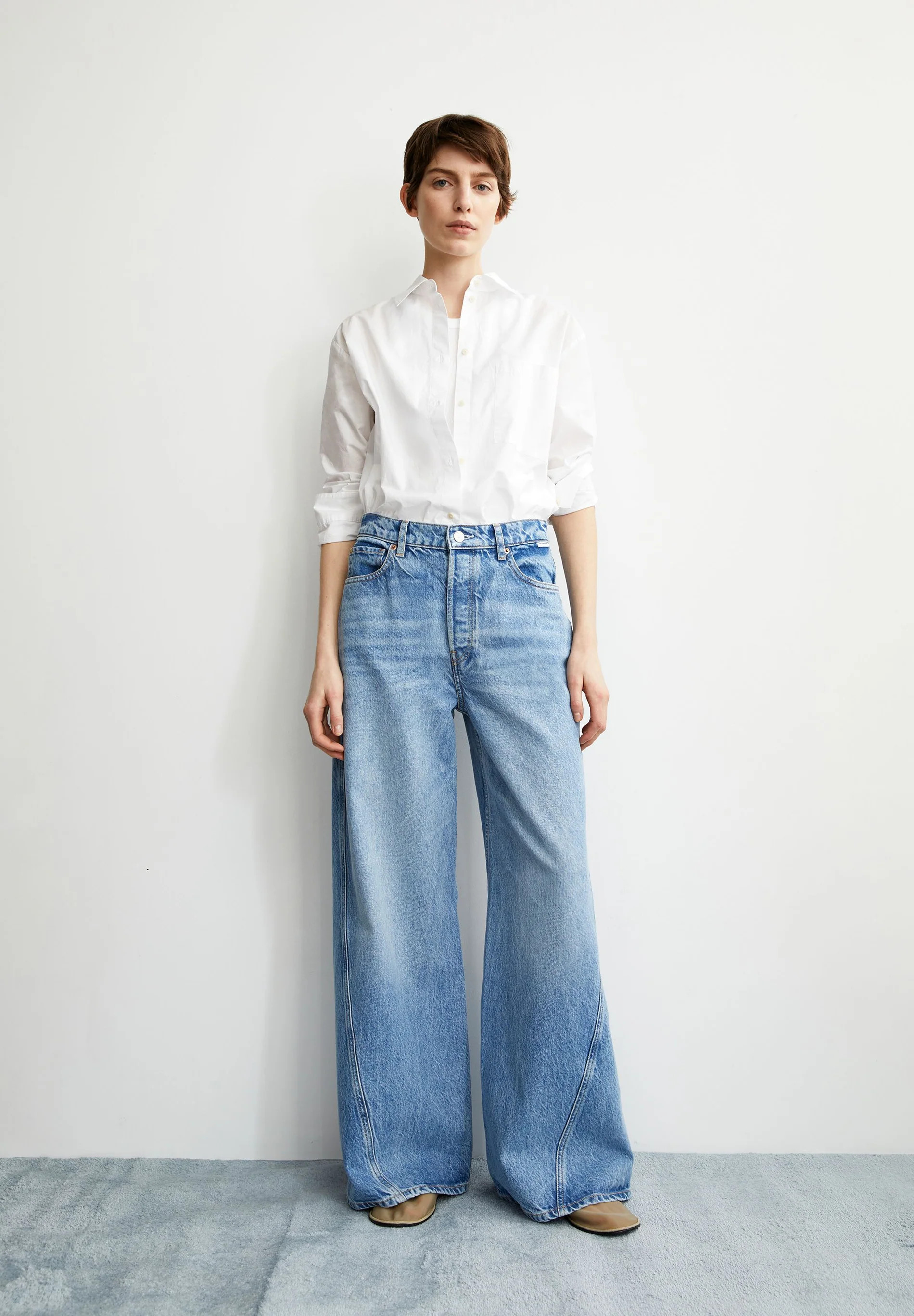 "ATHENAAS WIDE LEG JEANS SaXcell® Lyocell-Mix Non Stretch" | ArmedAngels (DE)